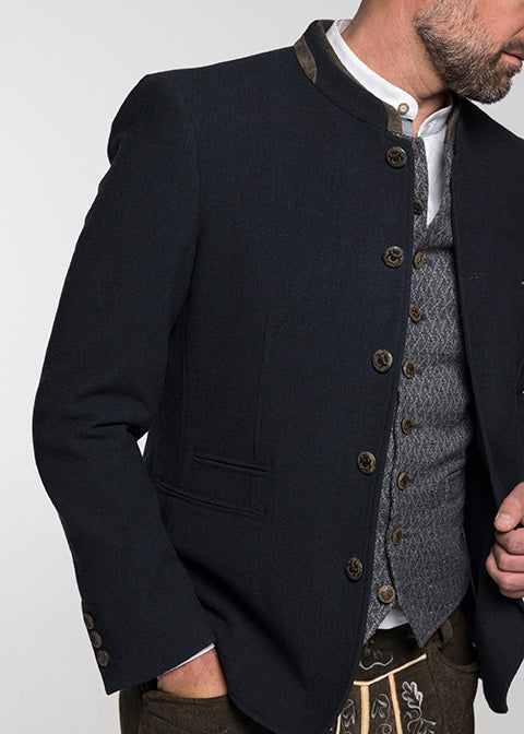 beckert-jacken-claudius-trachtenjacke-blau-wollstretch-regular image 2