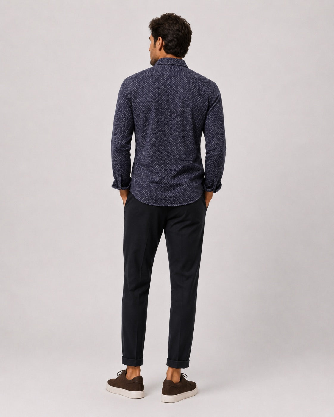clean-cut-copenhagen-formal-stretch-hemd-navy-huckleberry image 4