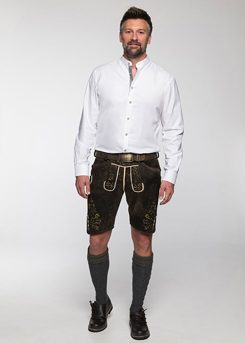 beckert-hochk-nig-hirschlederhose-altleder-gr-n-vintage image 1