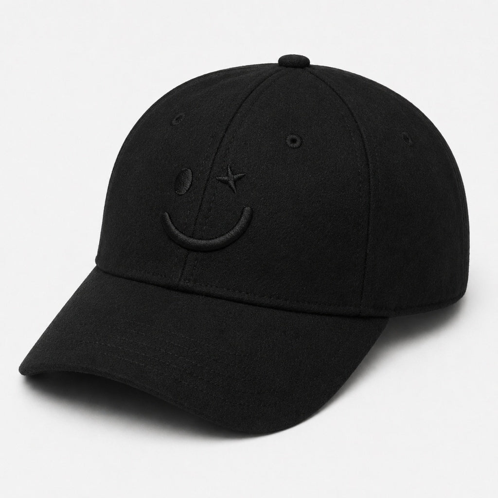 clean-cut-copenhagen-wool-cap-schwarz-herren-verstellbar image 5