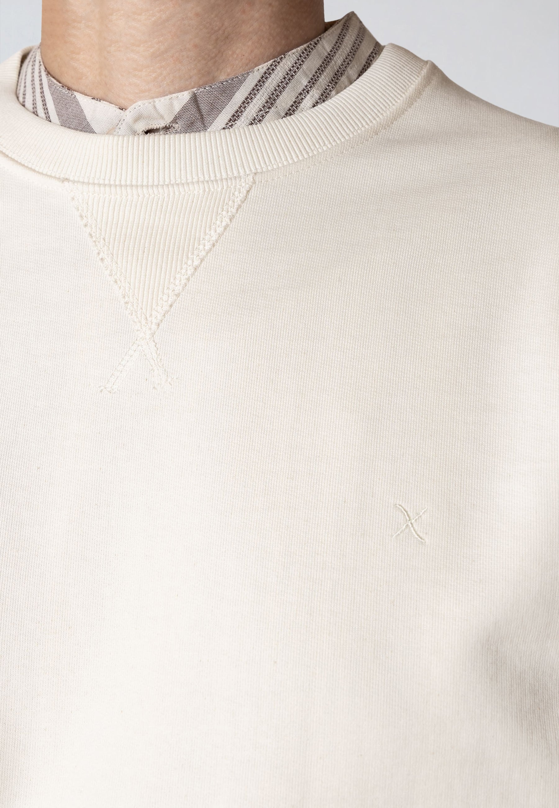 clean-cut-copenhagen-stable-sweatshirt-herren-ecru-400g image 3