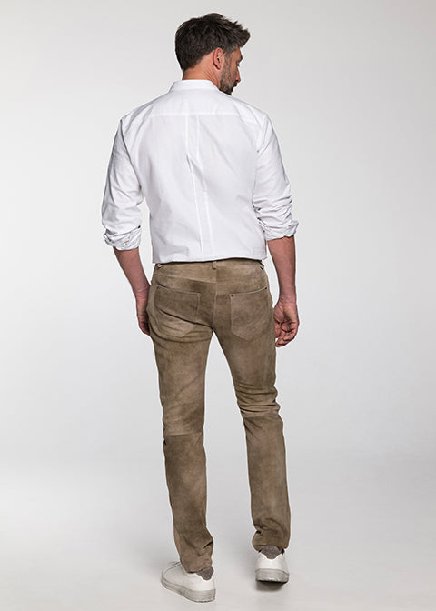 beckert-lederhosen-costa-lange-lederhose-schotter-ziegenvelours image 3
