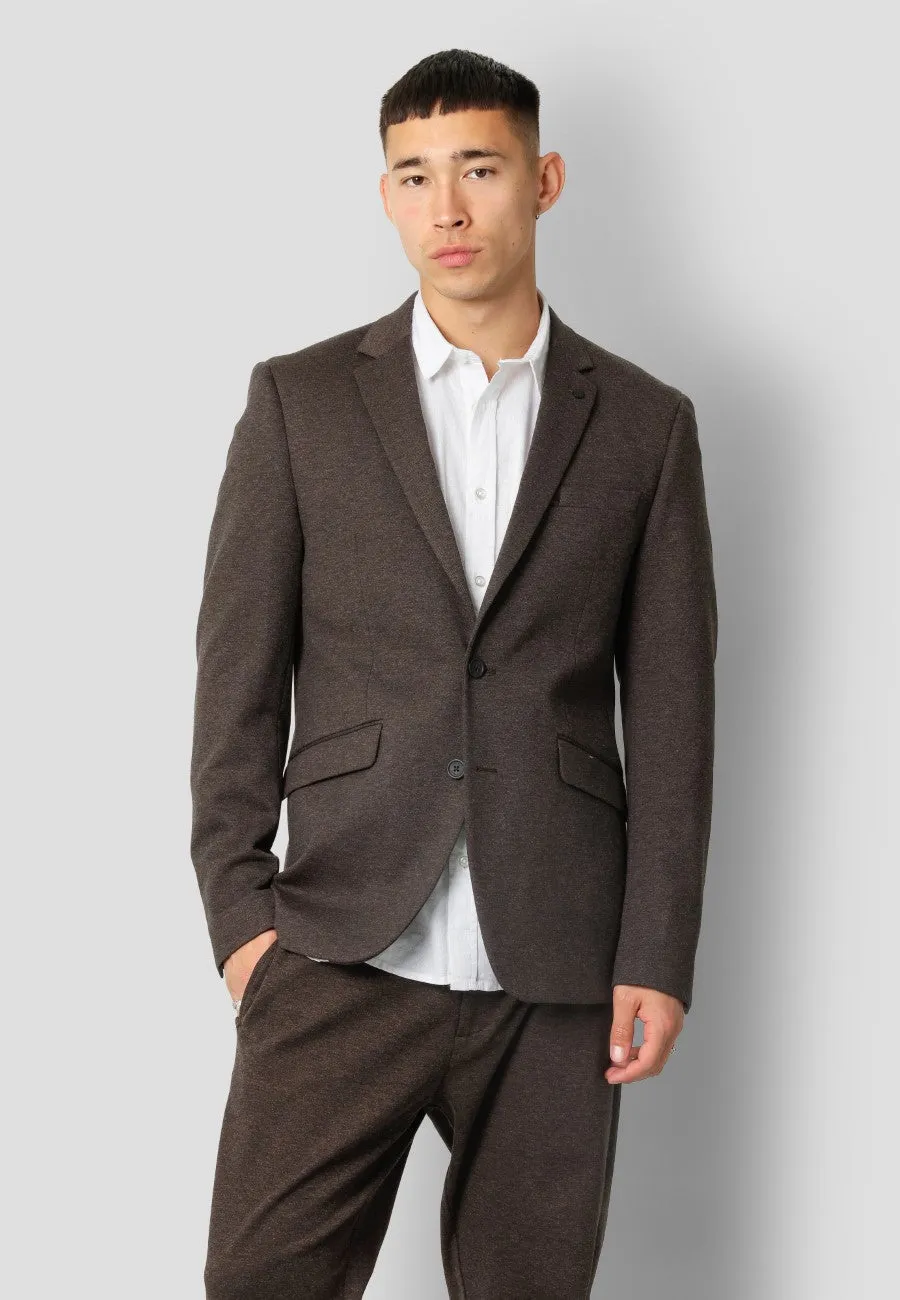 clean-cut-copenhagen-milano-stretch-jersey-blazer-braun-melange-48 image 1