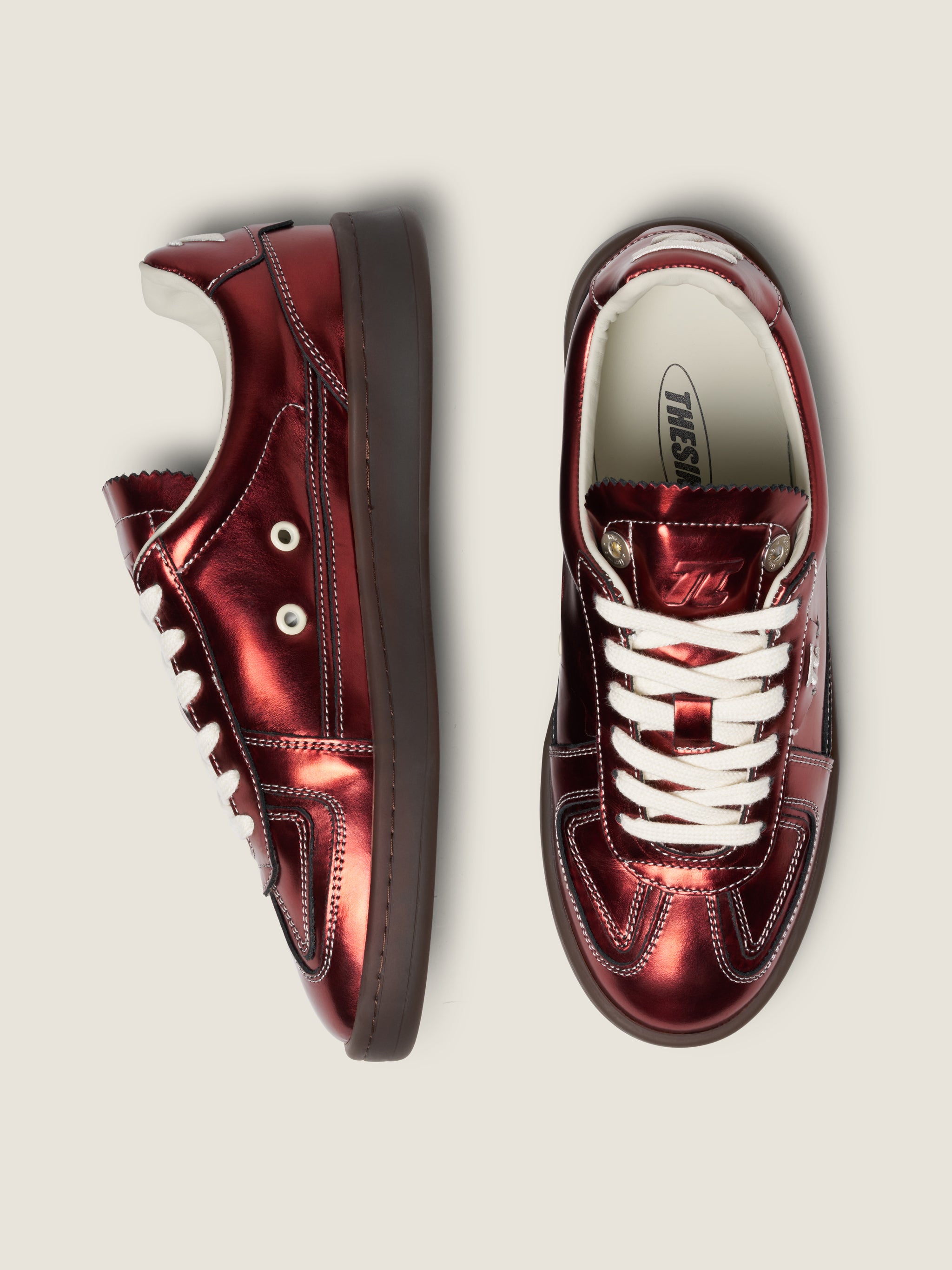 thesing-big-bang-sneaker-red-metallic-glanz image 5