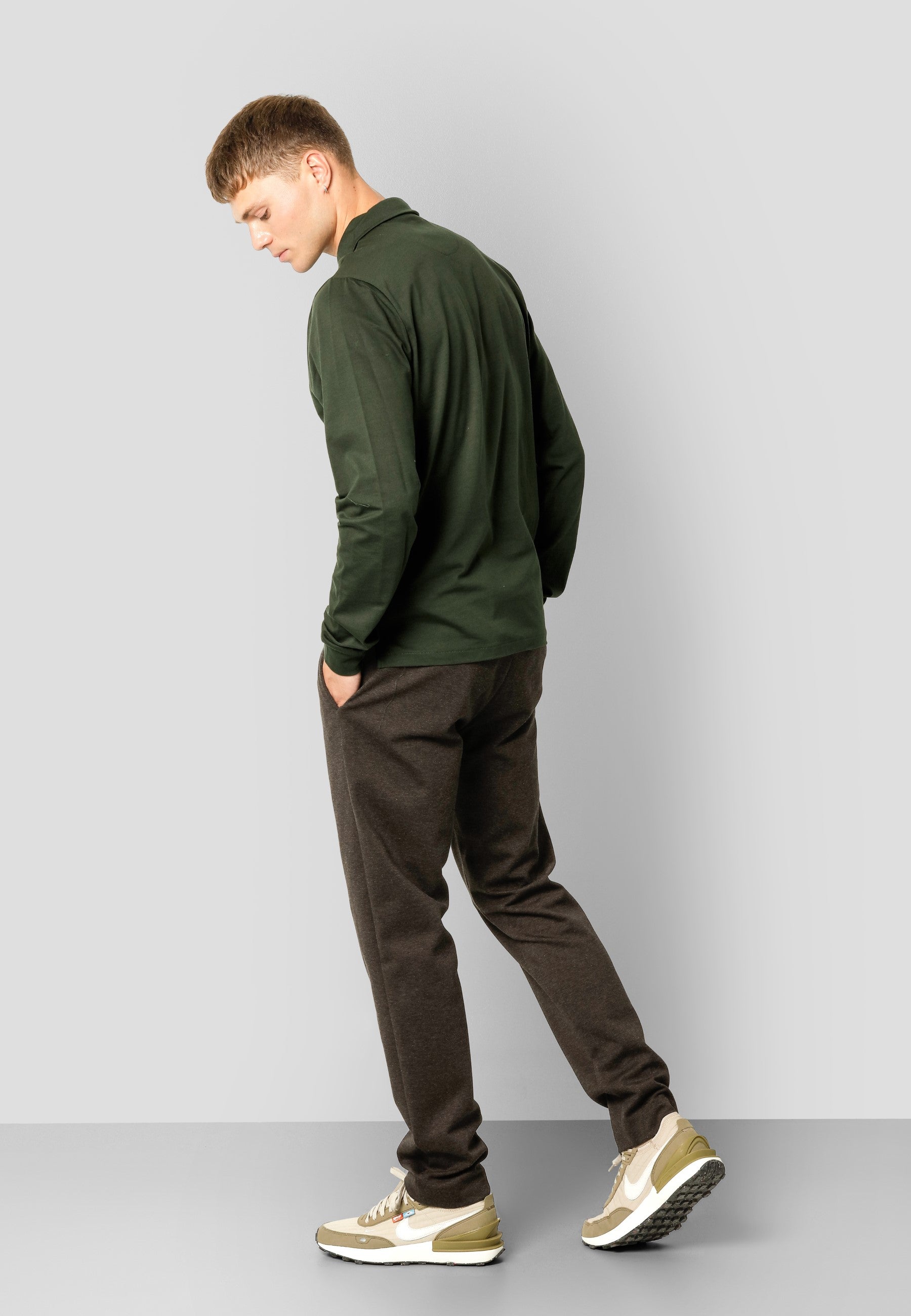 clean-cut-copenhagen-milano-jerseyhose-braun-melange-stretch image 5