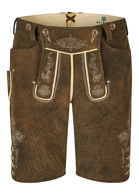 beckert-lederhosen-friesach-hirschlederhose-kastanie-latz image 4