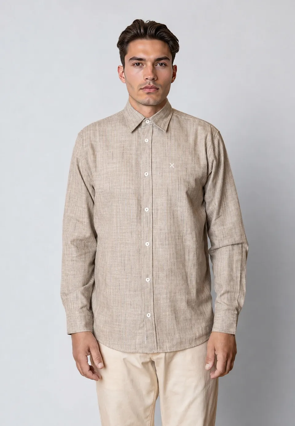 clean-cut-copenhagen-kelvin-striped-hemd-chinchilla-navy-baumwolle image 1