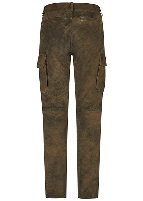 beckert-cooper-lange-lederhose-lava-ziegenvelours-gr-50 image 5