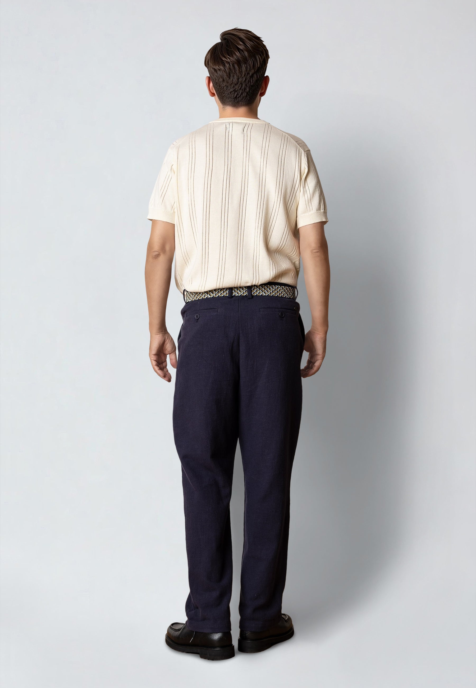 clean-cut-copenhagen-robin-strick-t-shirt-ecru image 4