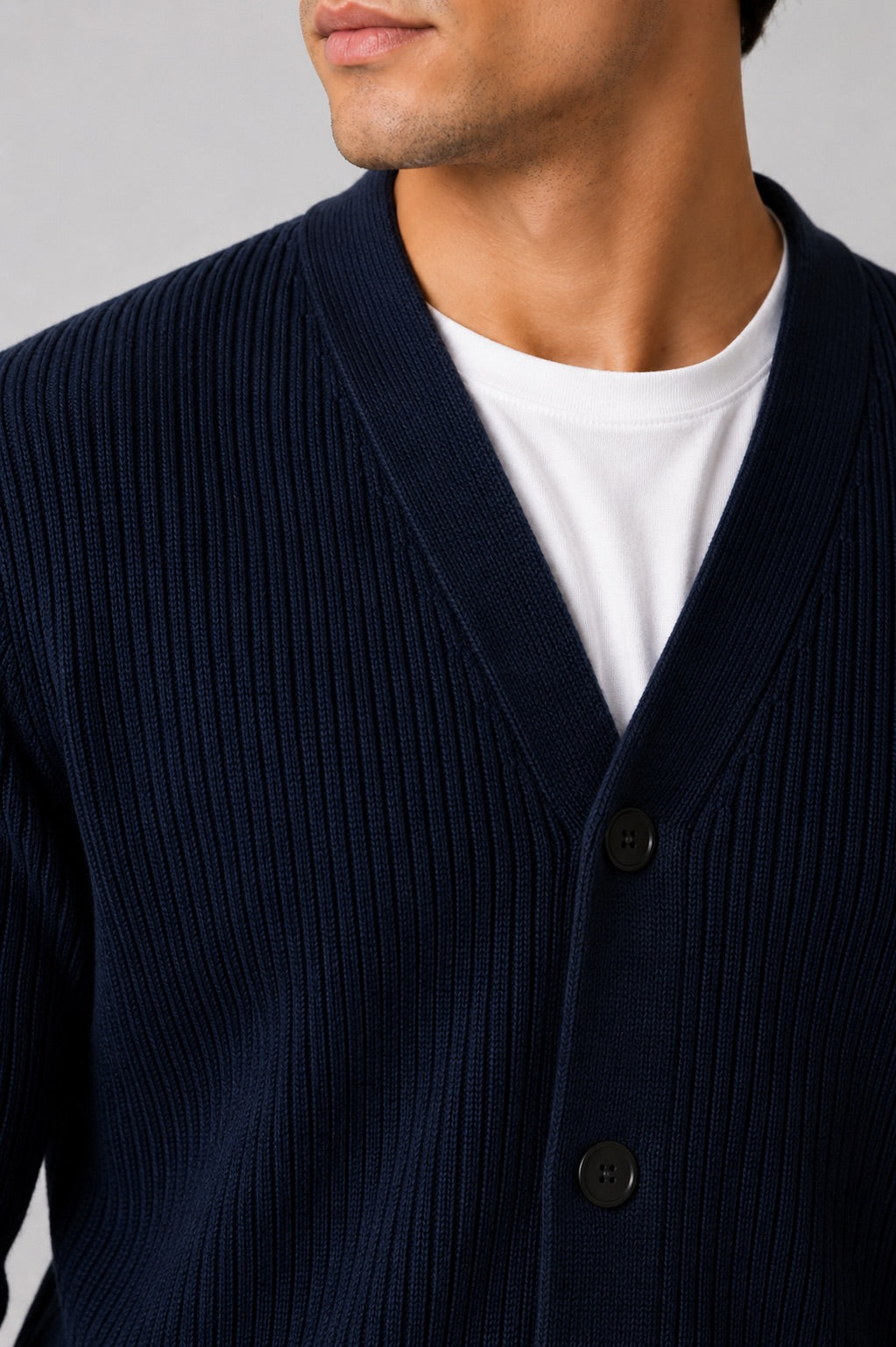 clean-cut-copenhagen-ludvig-cardigan-dark-navy-m-wolle image 2
