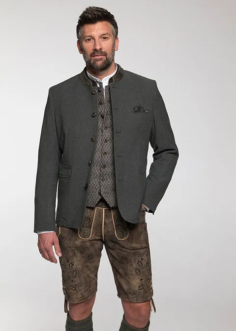 beckert-carlos-trachtenjacke-gr-n-wollstretch image 1
