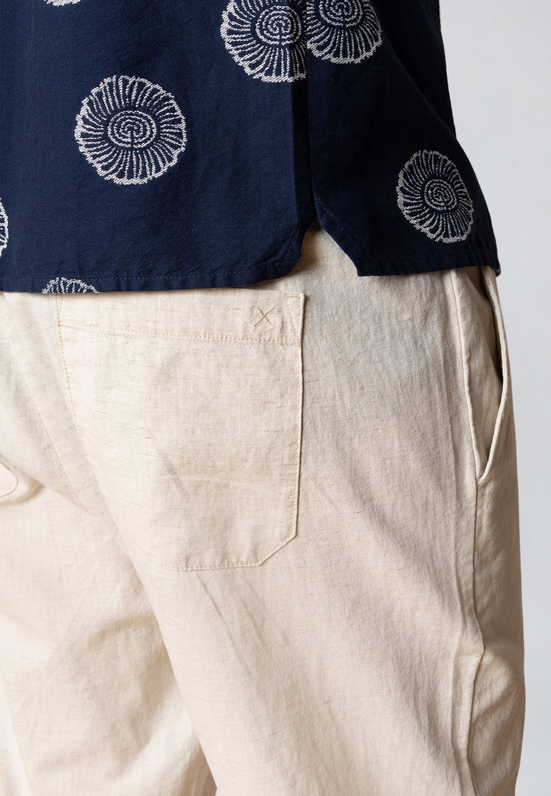 clean-cut-copenhagen-barcelona-leinenhose-hellbeige-baumwolle image 2