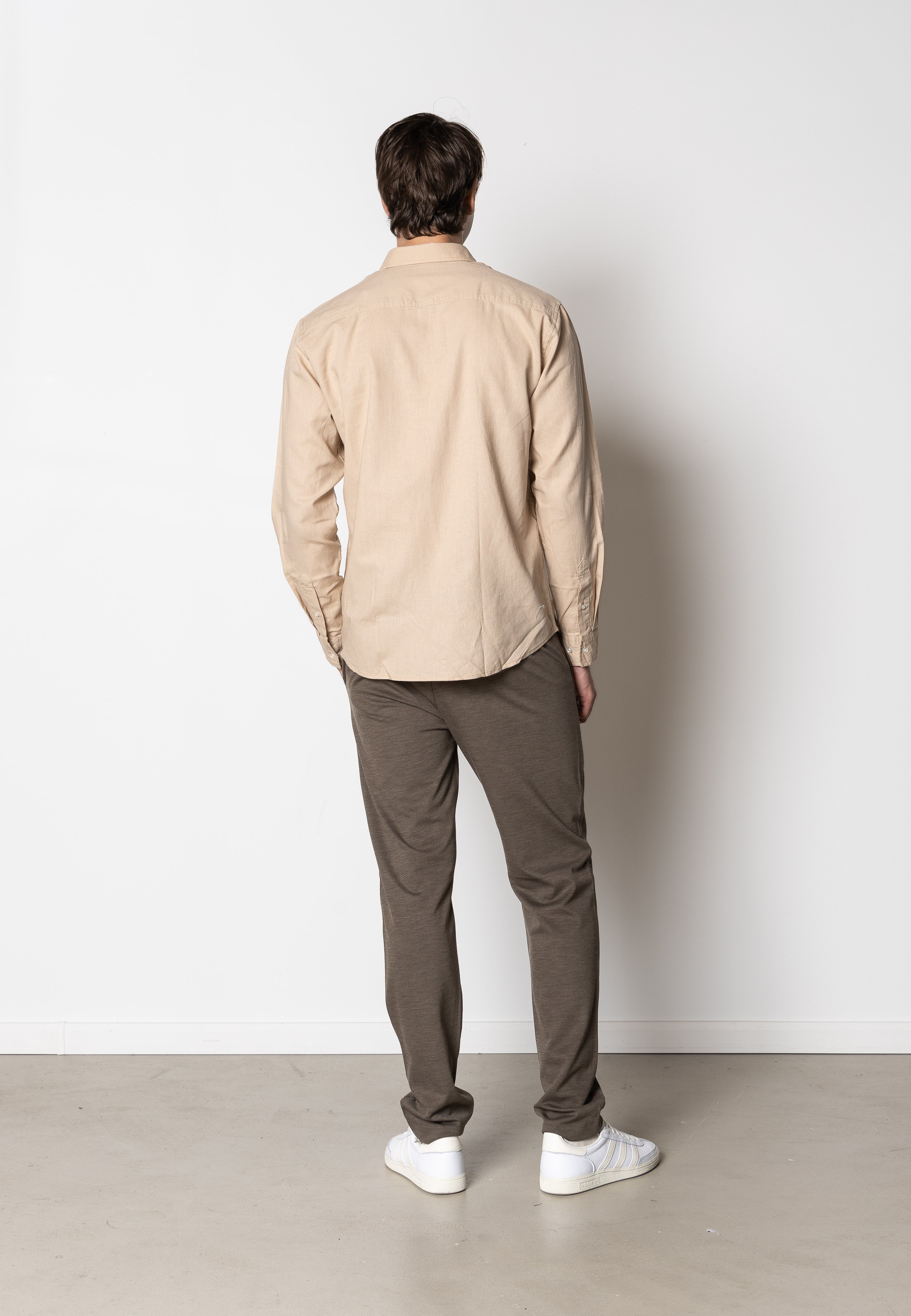 clean-cut-copenhagen-cotton-linen-hemd-khaki-herren image 4