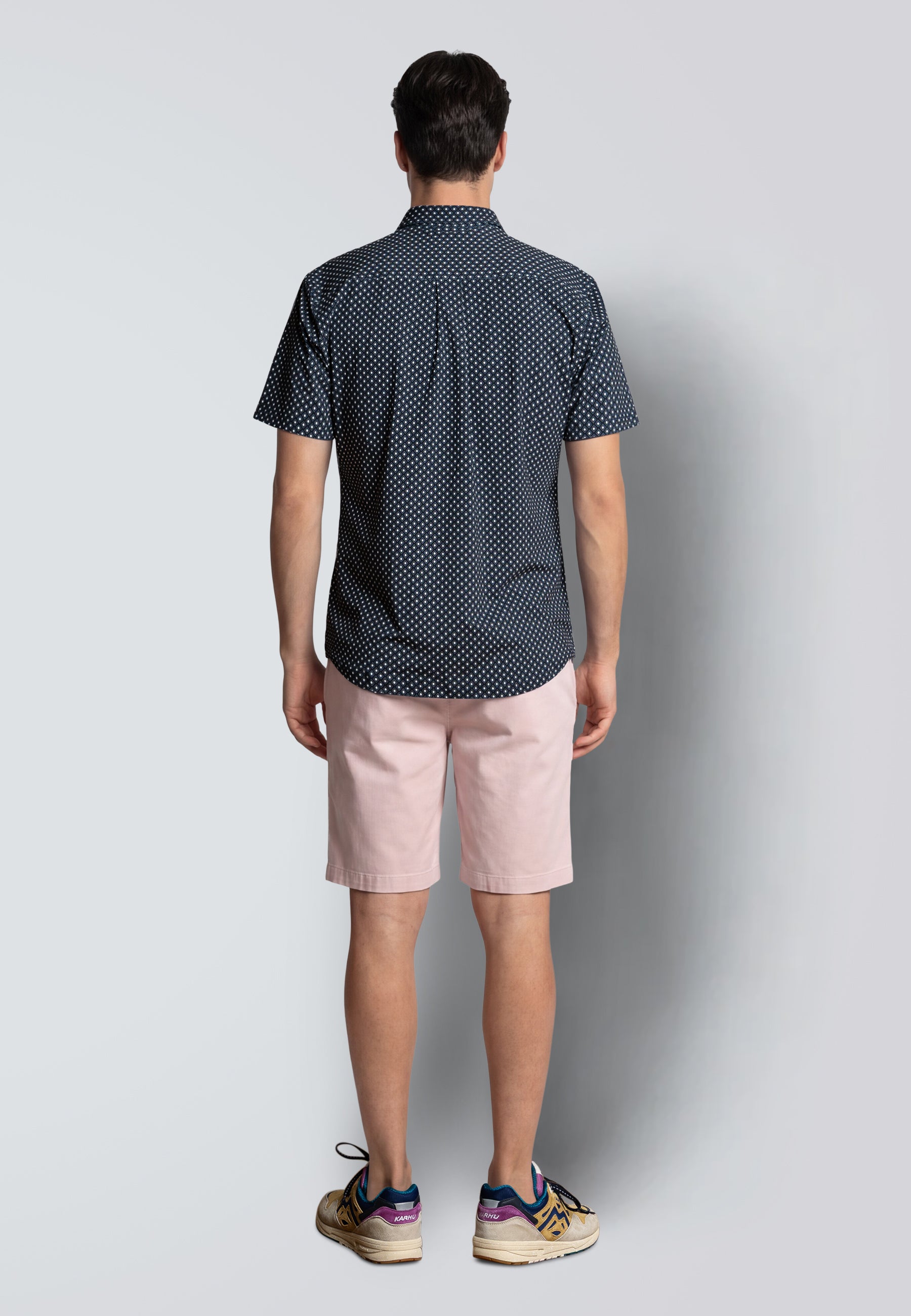 clean-cut-copenhagen-mitchell-twill-shorts-violet-ice-stretch image 4
