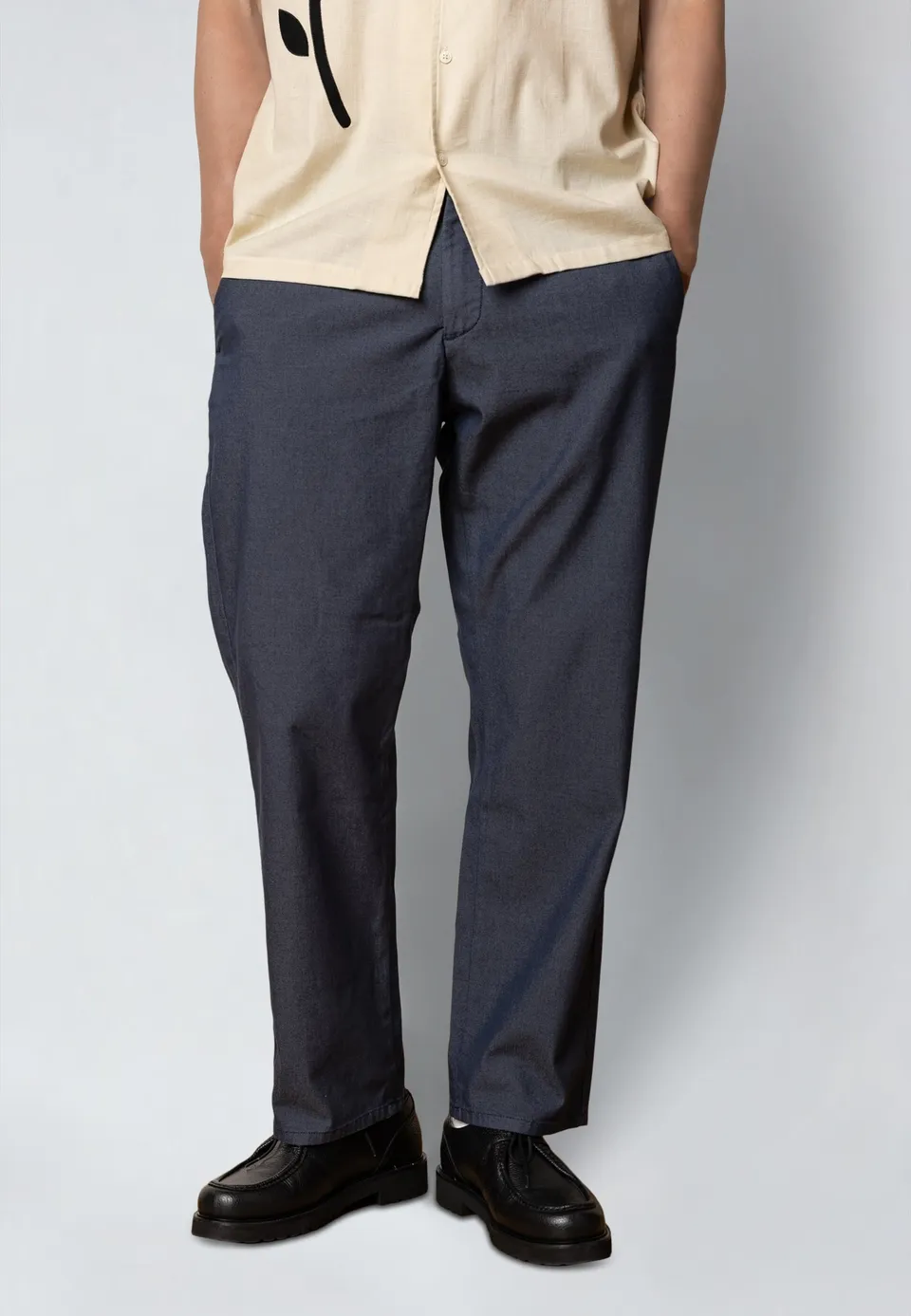 clean-cut-copenhagen-marseille-chino-navy-dobby-stretch image 1