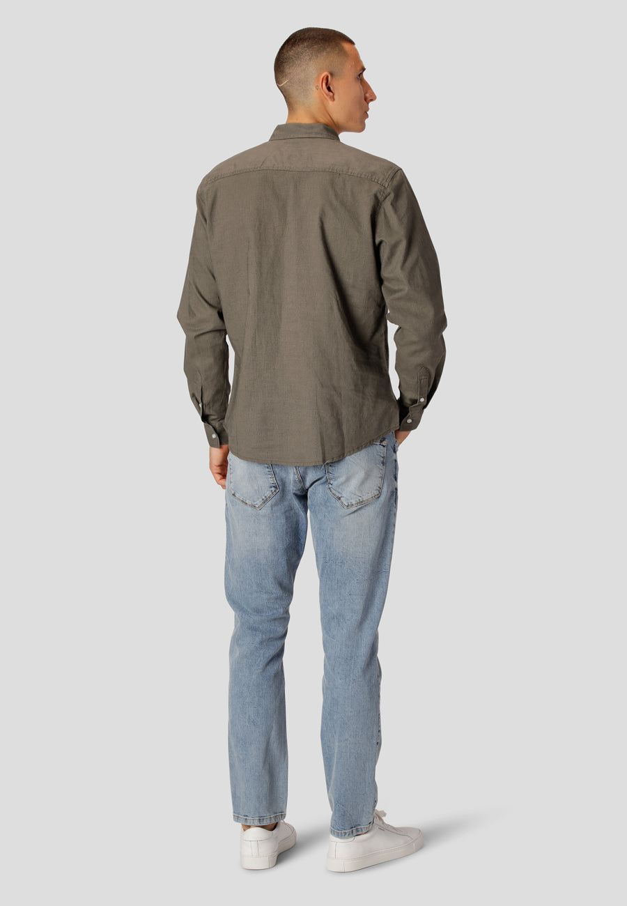 clean-cut-copenhagen-cotton-linen-hemd-dusty-green-herren-leicht image 4