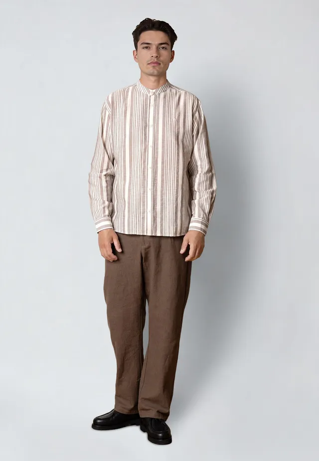 clean-cut-copenhagen-creed-shirt-shitake-herren-stehkragen image 1