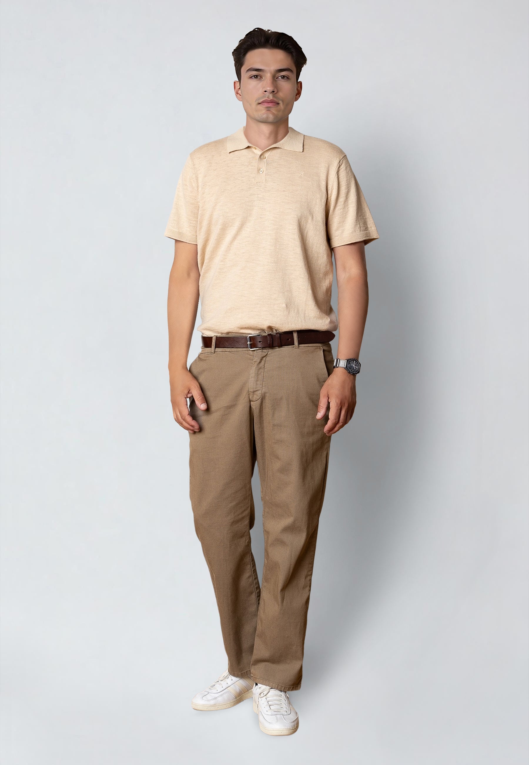 clean-cut-copenhagen-marseille-dobby-chinos-shitake image 4
