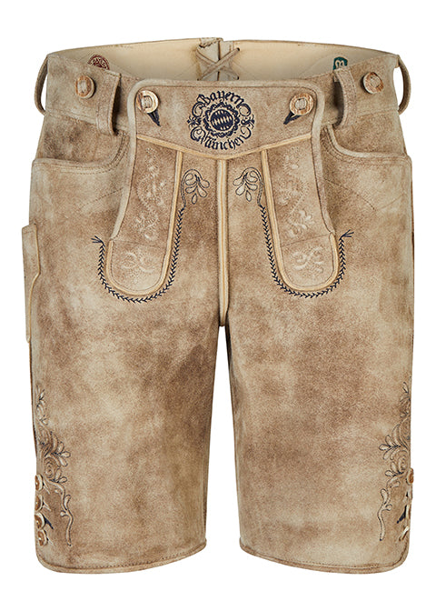 beckert-champion-fc-bayern-lederhose-kurz-barock-blau image 4