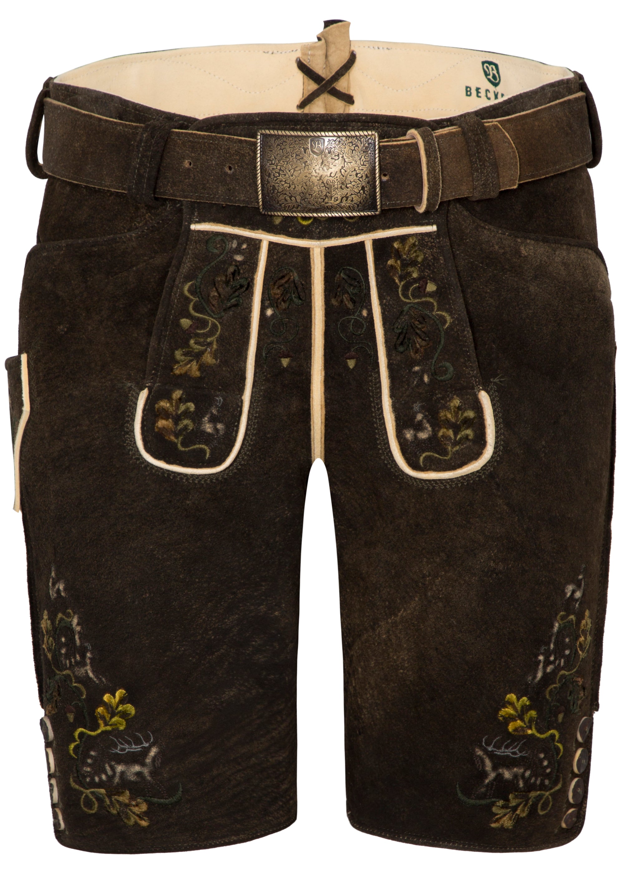 beckert-hochk-nig-hirschlederhose-altleder-gr-n-vintage image 4