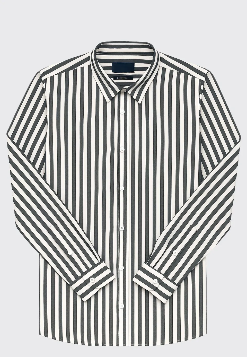 clean-cut-copenhagen-sandholm-hemd-herren-grau-gestreift image 1