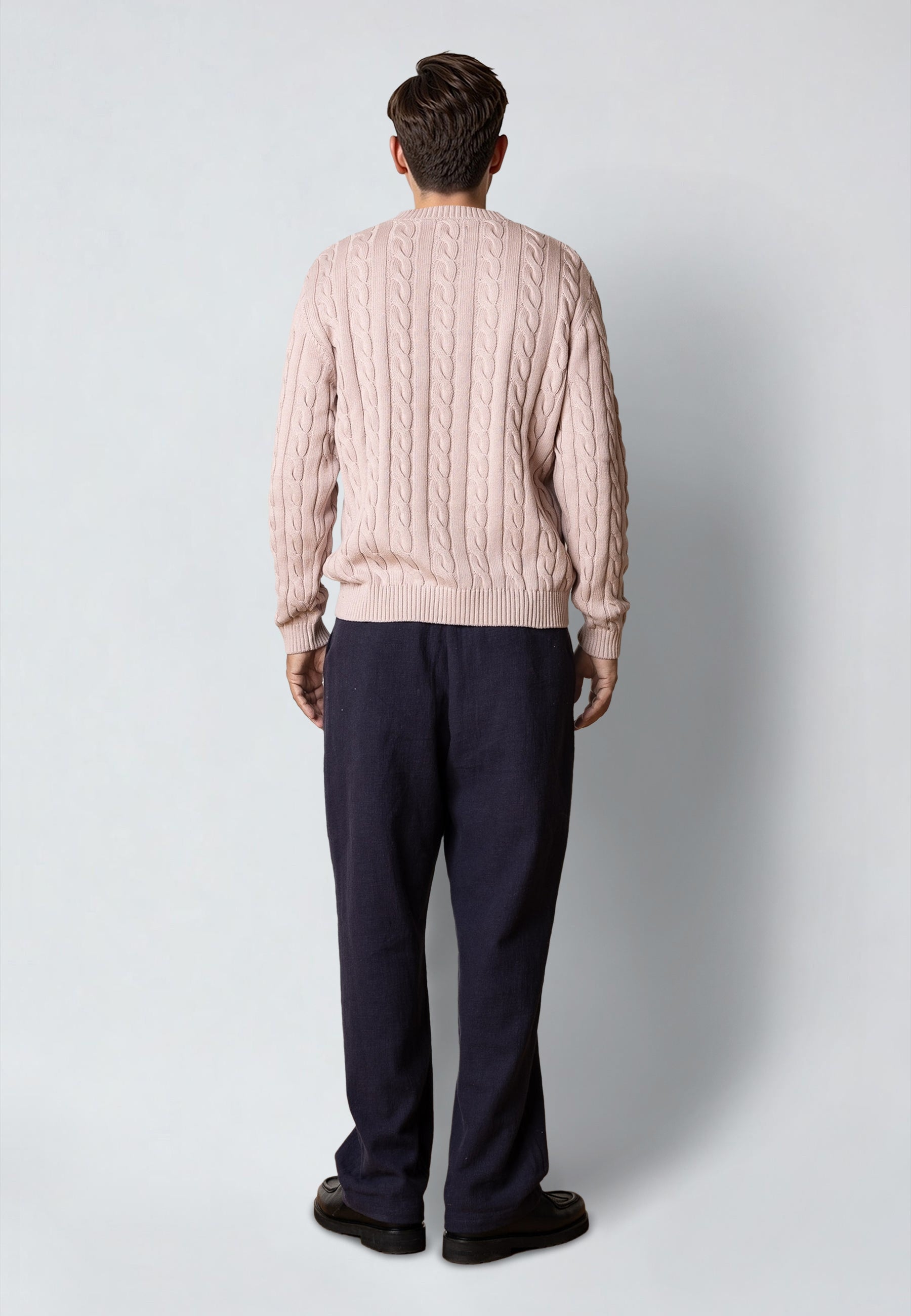 clean-cut-copenhagen-august-cable-jumper-violet-ice-bio image 4