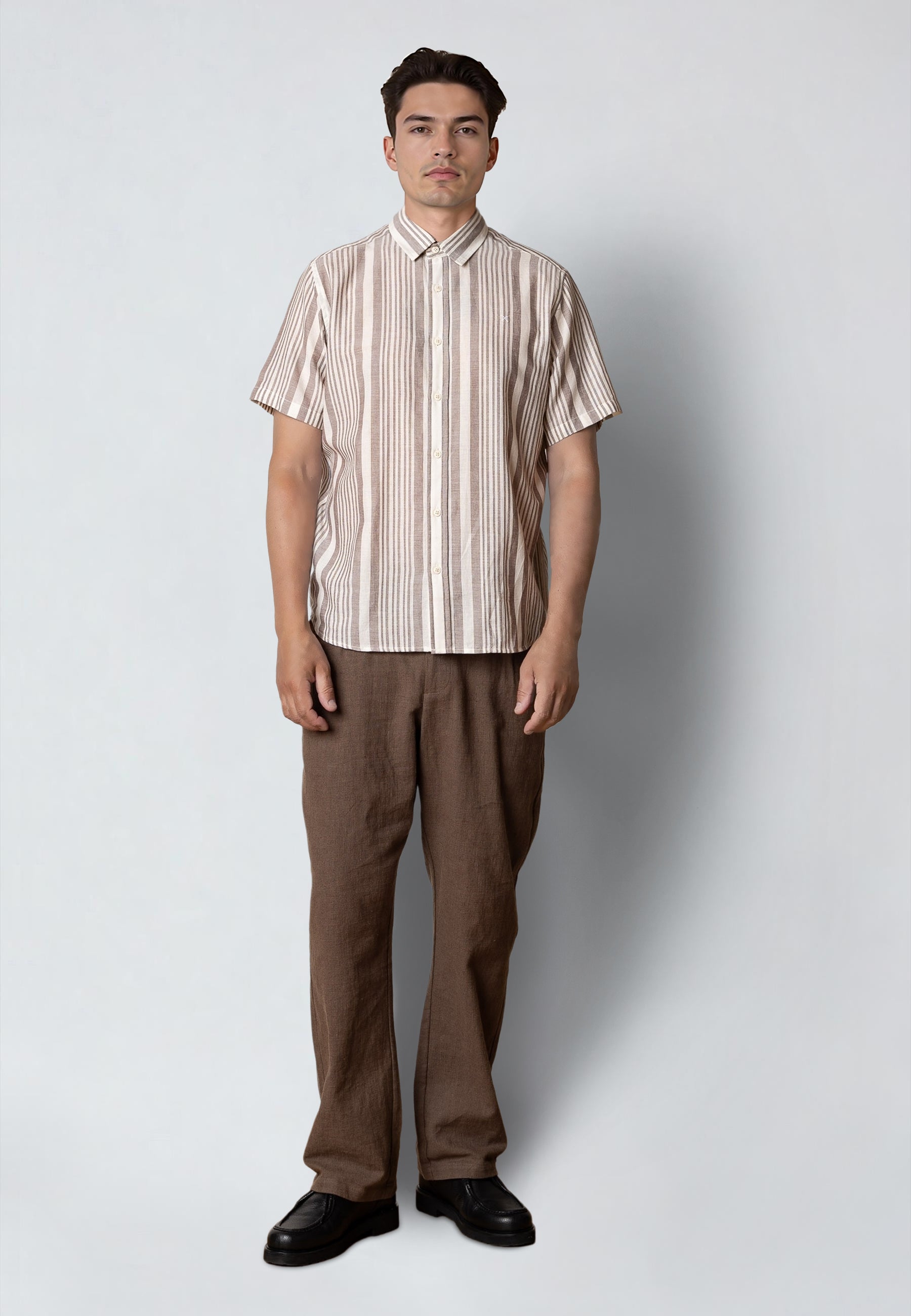 clean-cut-copenhagen-creed-s-s-hemd-shitake-baumwolle image 4