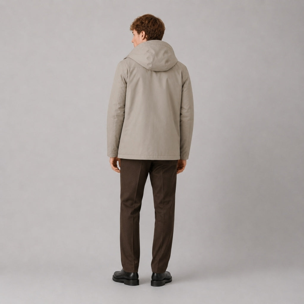 clean-cut-copenhagen-johan-parka-herren-brindle-beige-3000mm image 4