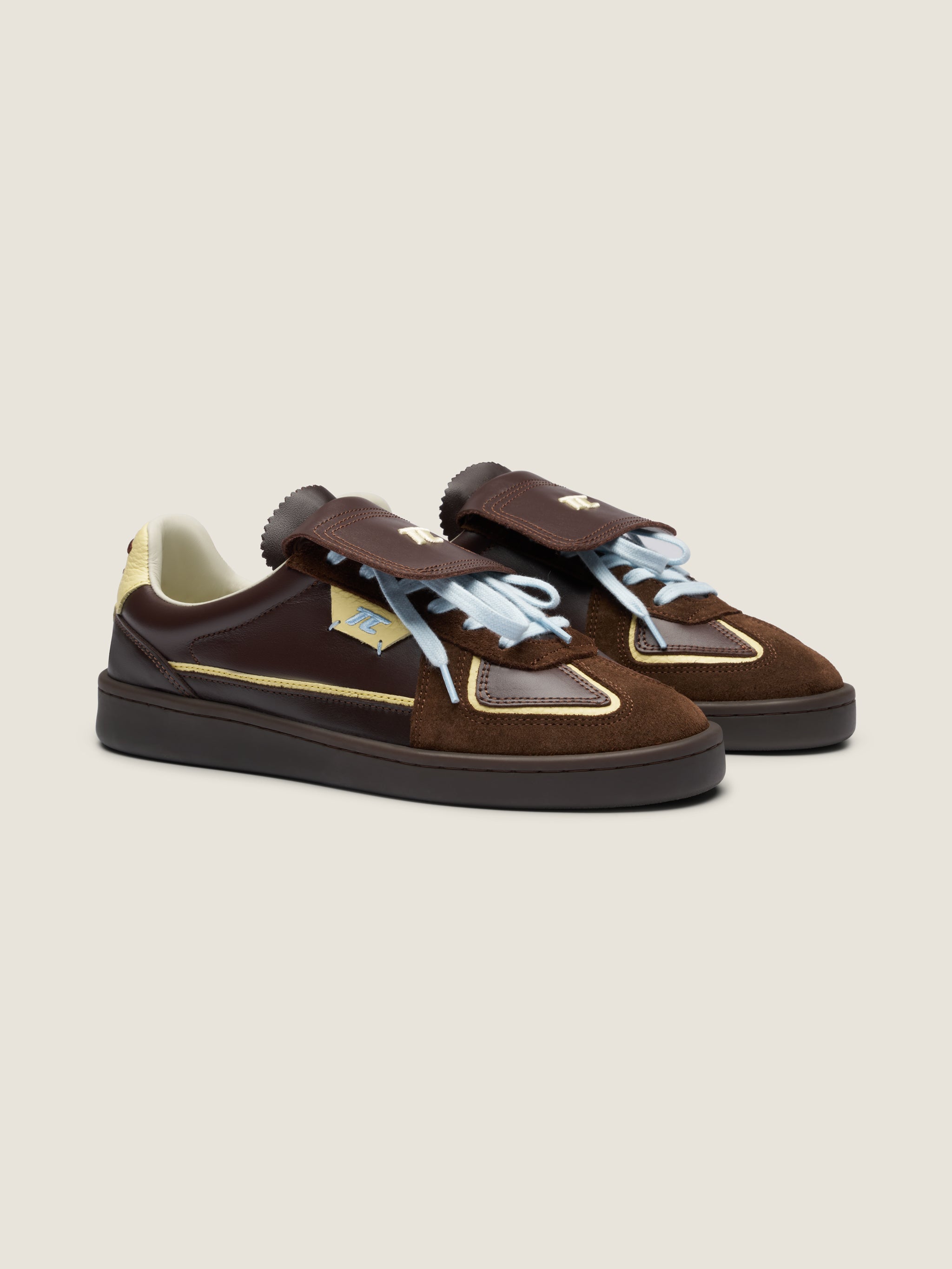 thesing-big-bang-brown-yellow-sneaker-gelb-samt image 4
