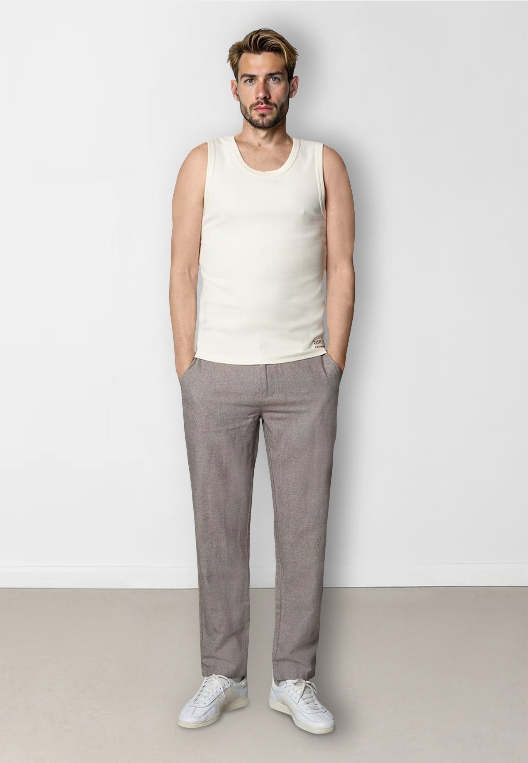 clean-cut-copenhagen-duke-tank-top-ecru-baumwolle image 5
