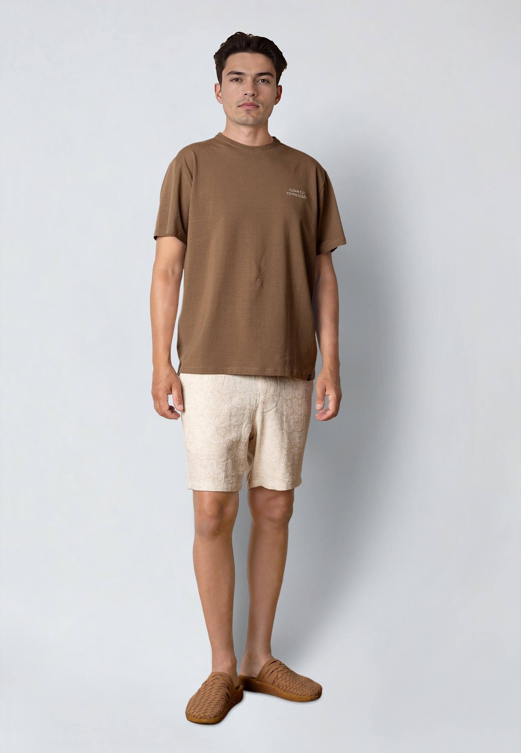 clean-cut-copenhagen-forde-shorts-herren-ecru-baumwolle-l image 2