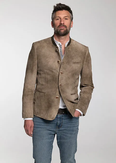 beckert-chester-lederjacke-schotter-ziegenvelours image 1
