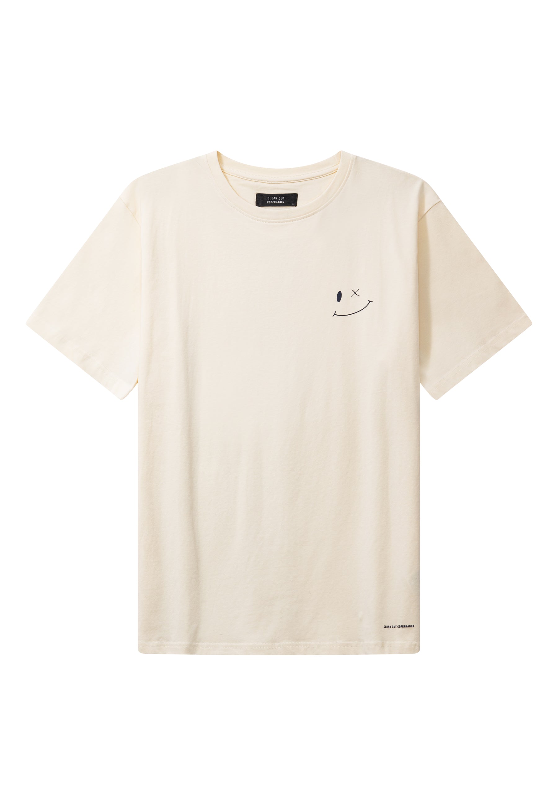 clean-cut-copenhagen-patrick-t-shirt-ecru-bio-baumwolle-herren image 5
