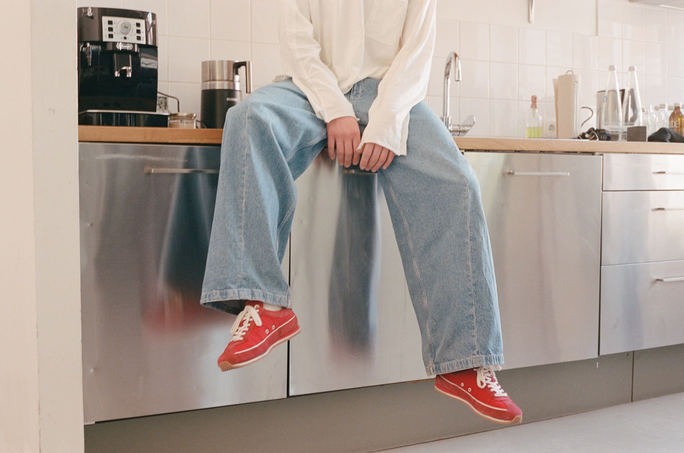 thesing-schumy-racing-red-sneaker-rot-velour image 5