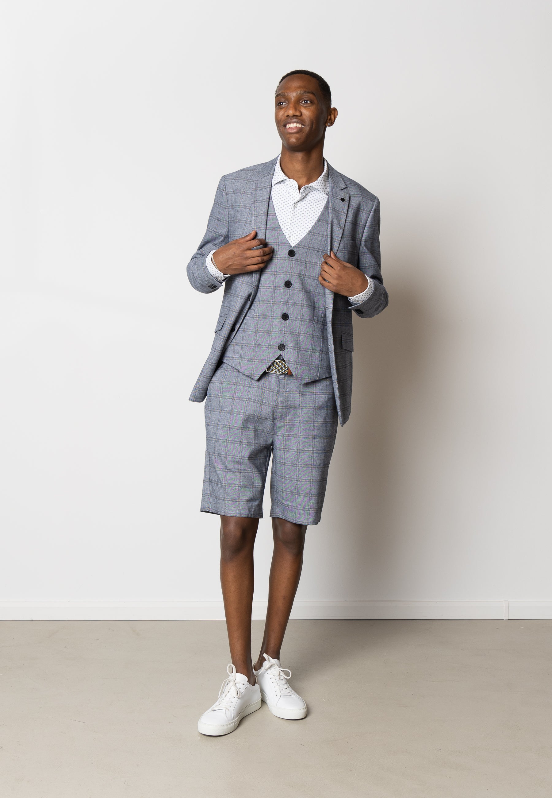 clean-cut-copenhagen-storm-xo-blazer-navy-khaki-karo image 6