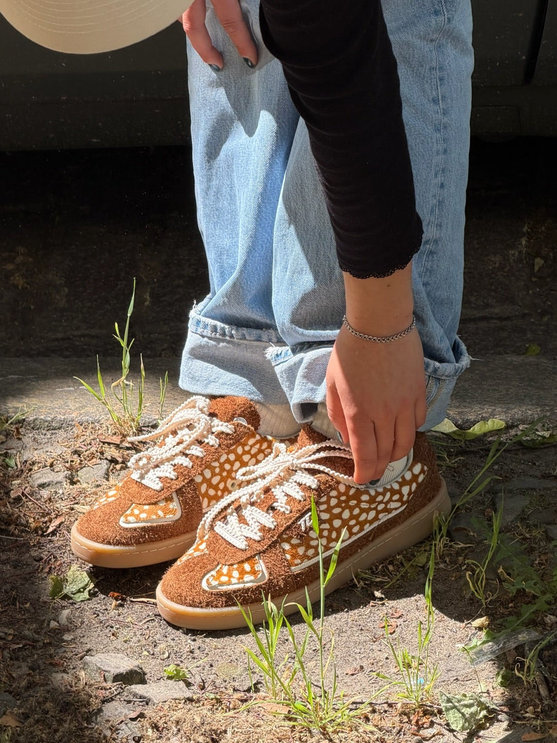 thesing-big-bang-deer-sneaker-braun-creme image 5
