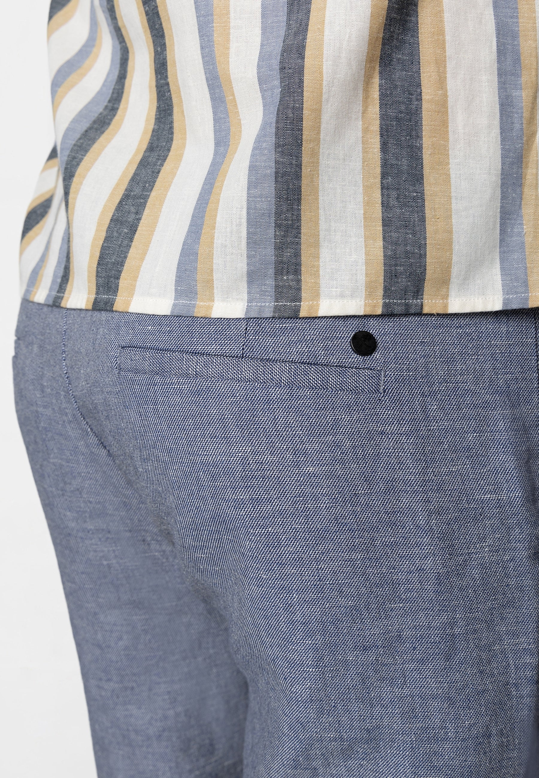 clean-cut-copenhagen-roman-hose-navy-melange-leinen-herren image 3
