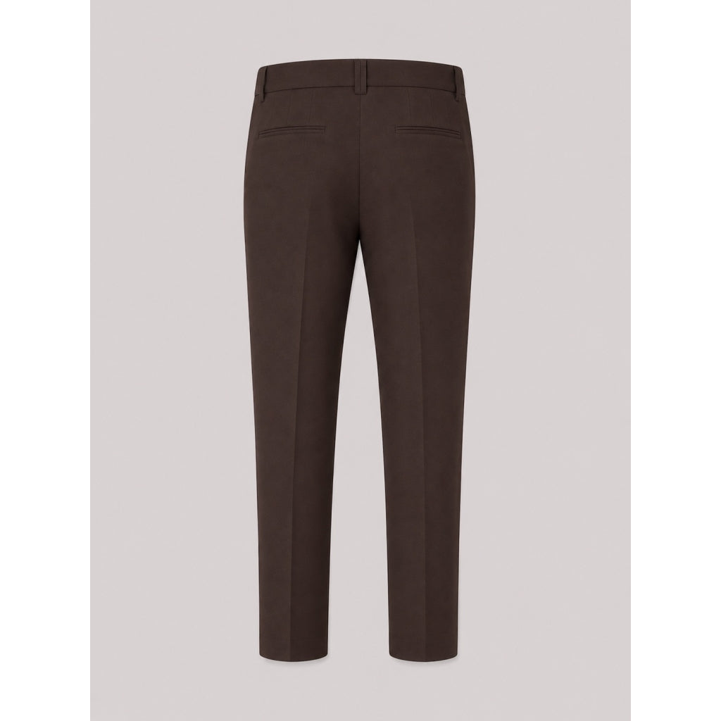clean-cut-copenhagen-barcelona-flannel-pant-hose-dunkelbraun-relaxed-fit image 6