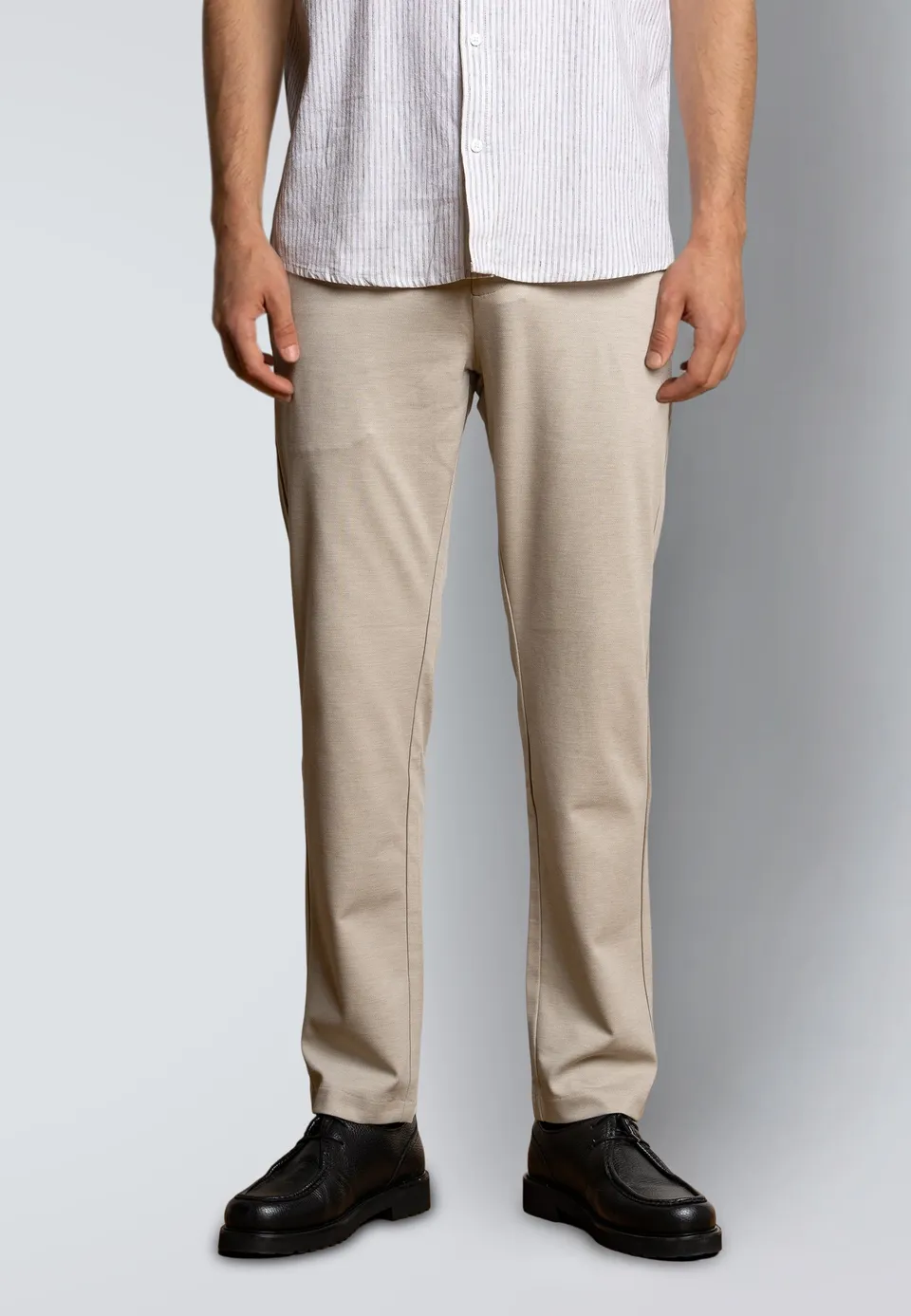 clean-cut-copenhagen-brendon-jersey-pants-hose-ecru-stretch image 1