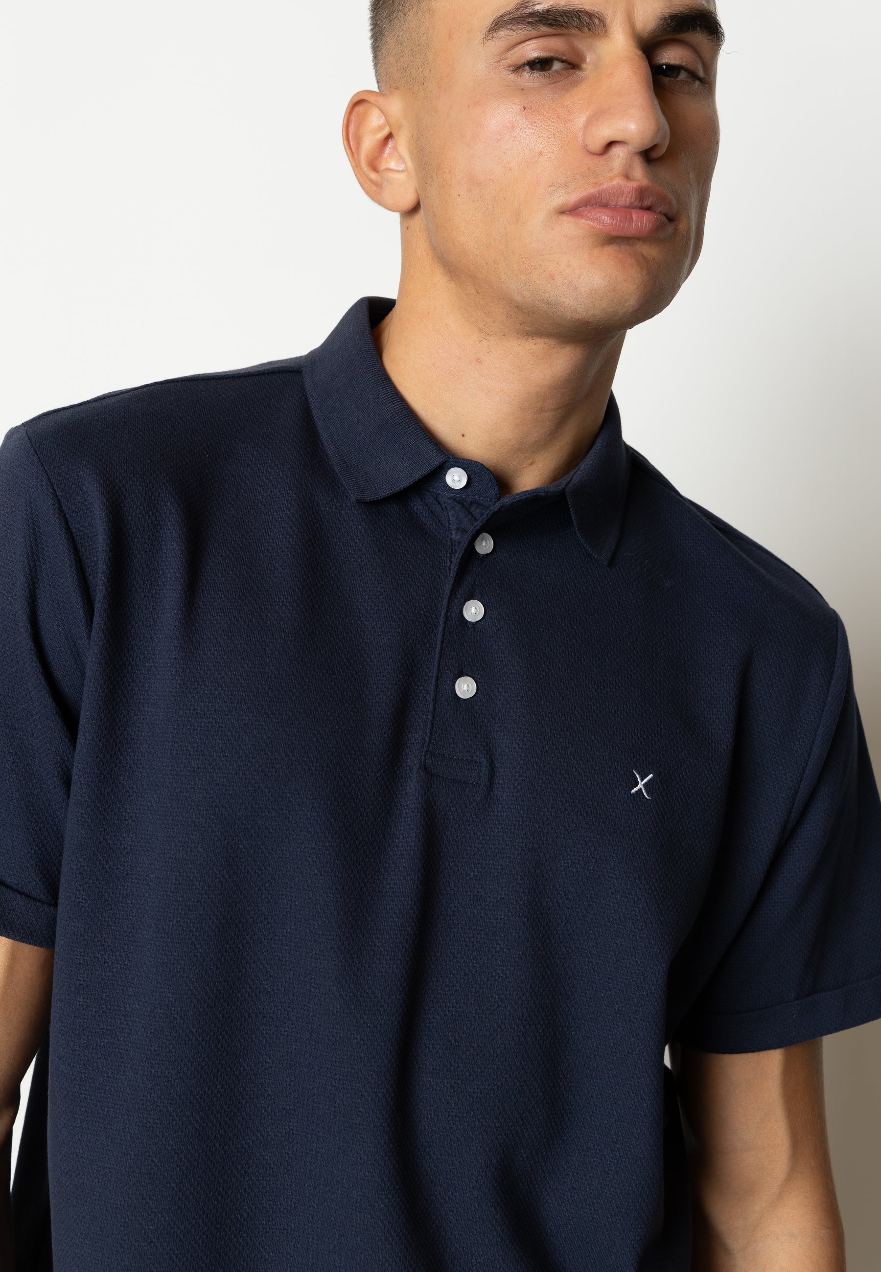 clean-cut-copenhagen-silkeborg-polo-navy-baumwolle image 3