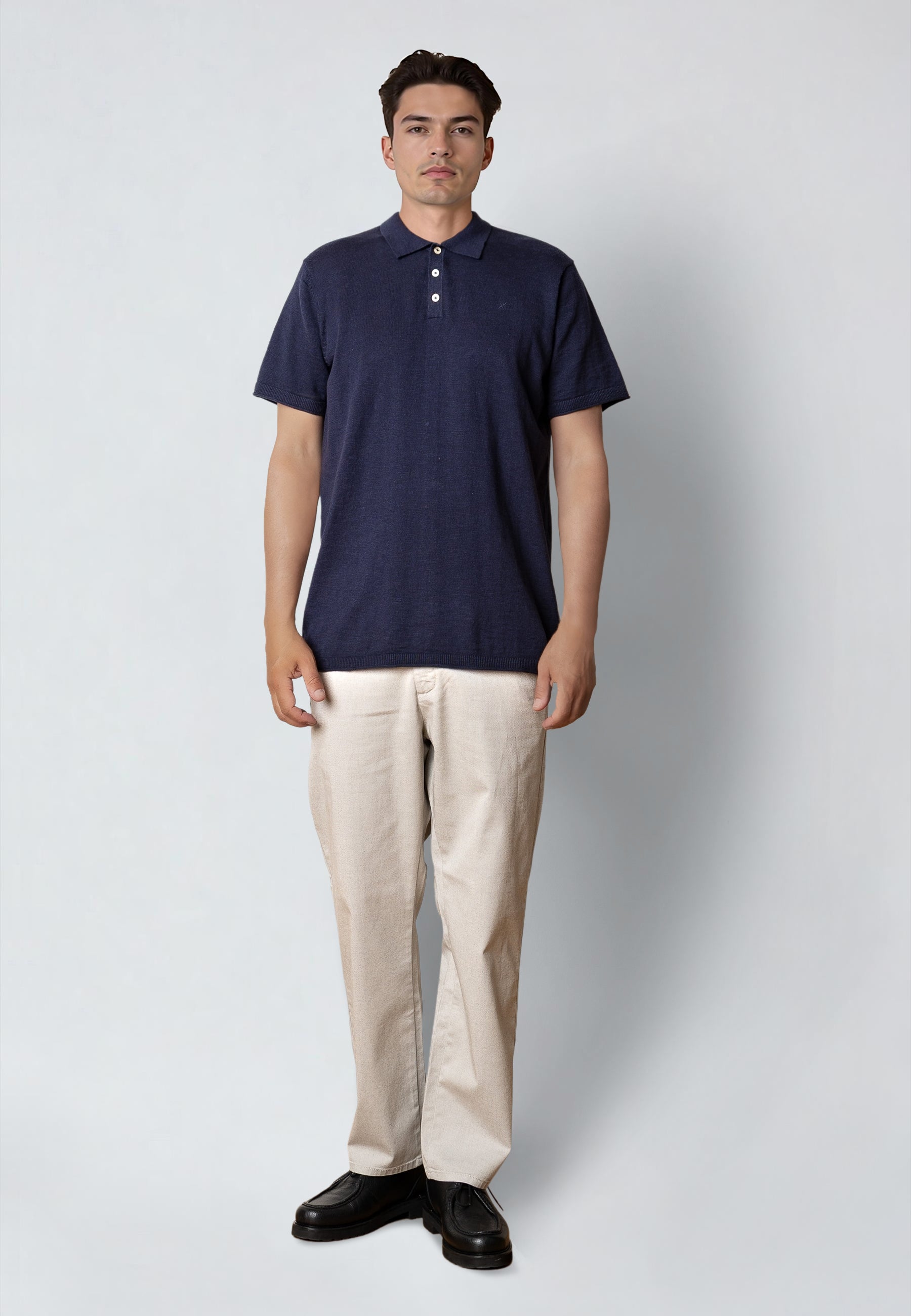 clean-cut-copenhagen-thomas-strick-polo-navy-l-baumwolle image 2