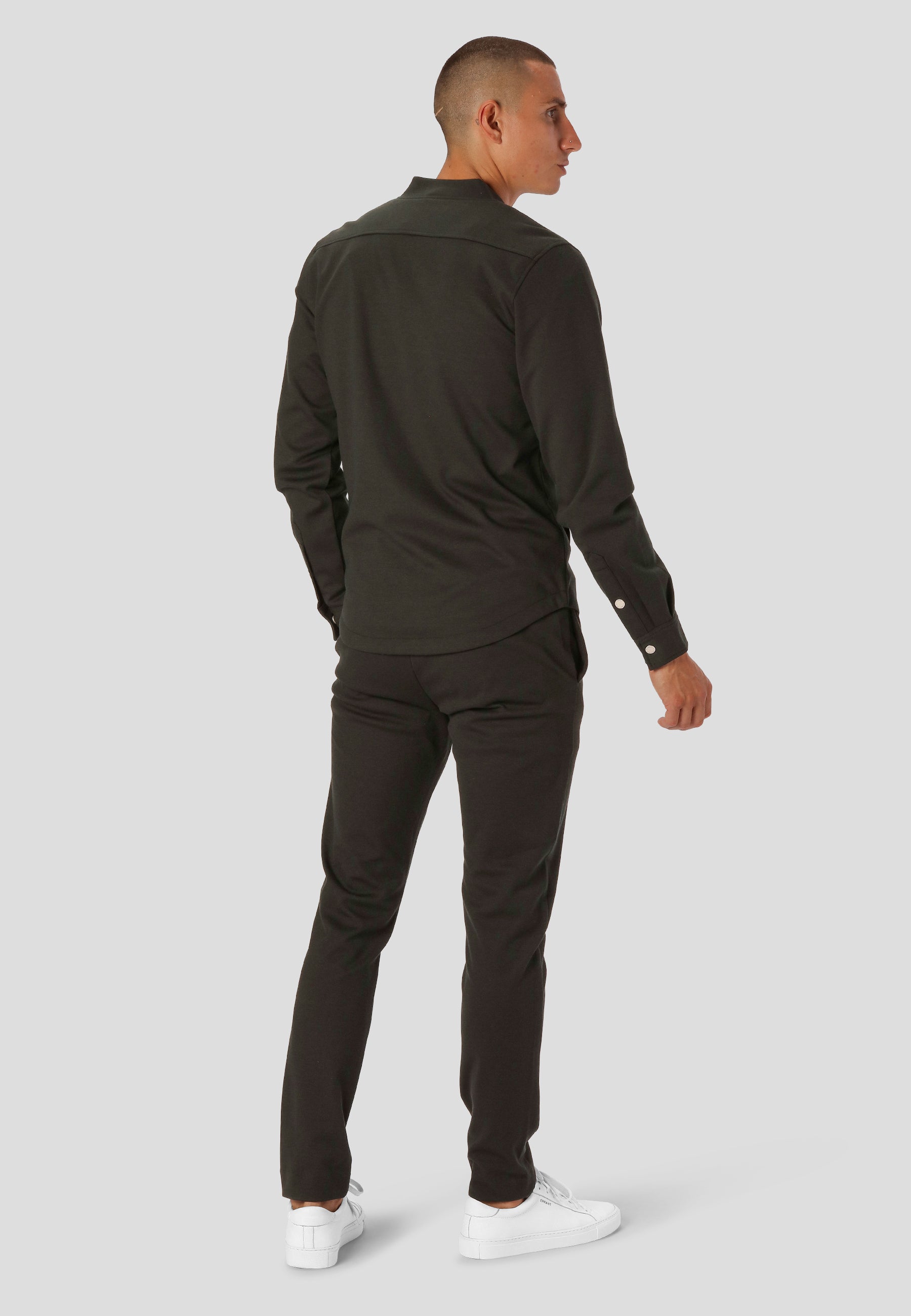 clean-cut-copenhagen-milano-jersey-stretch-hose-bottle-green image 4