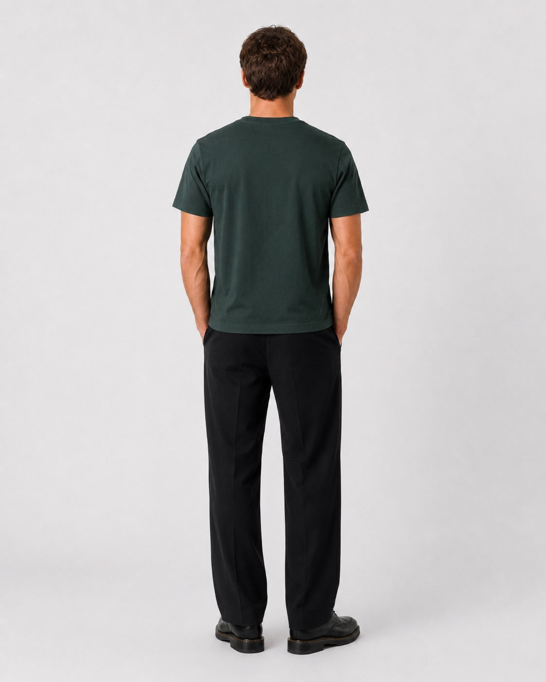 clean-cut-copenhagen-patrick-t-shirt-forest-green-bio image 4