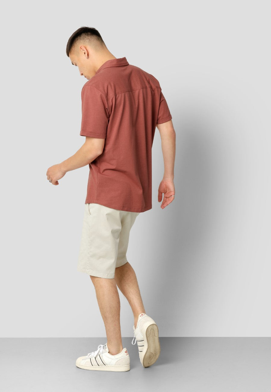 clean-cut-copenhagen-milano-chino-shorts-ecru-stretch image 4
