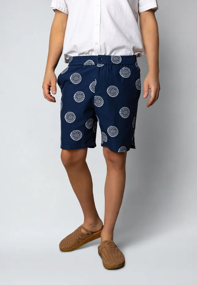 clean-cut-copenhagen-miller-shorts-navy-baumwolle-stickerei-m image 1