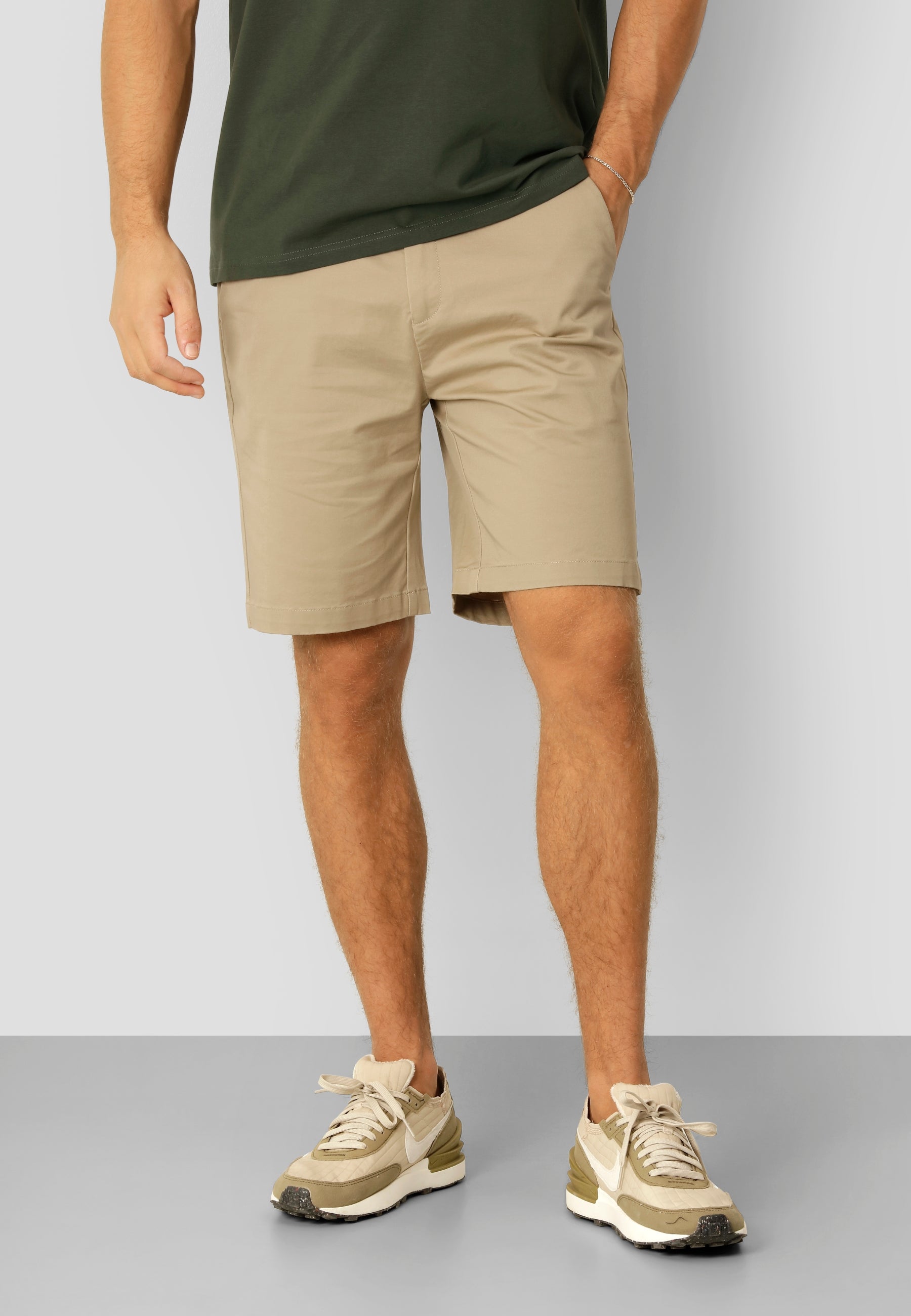 clean-cut-copenhagen-milano-chino-shorts-khaki-stretch image 2