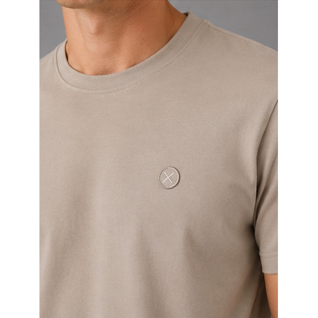 clean-cut-copenhagen-x-organic-t-shirt-brindle-beige image 2