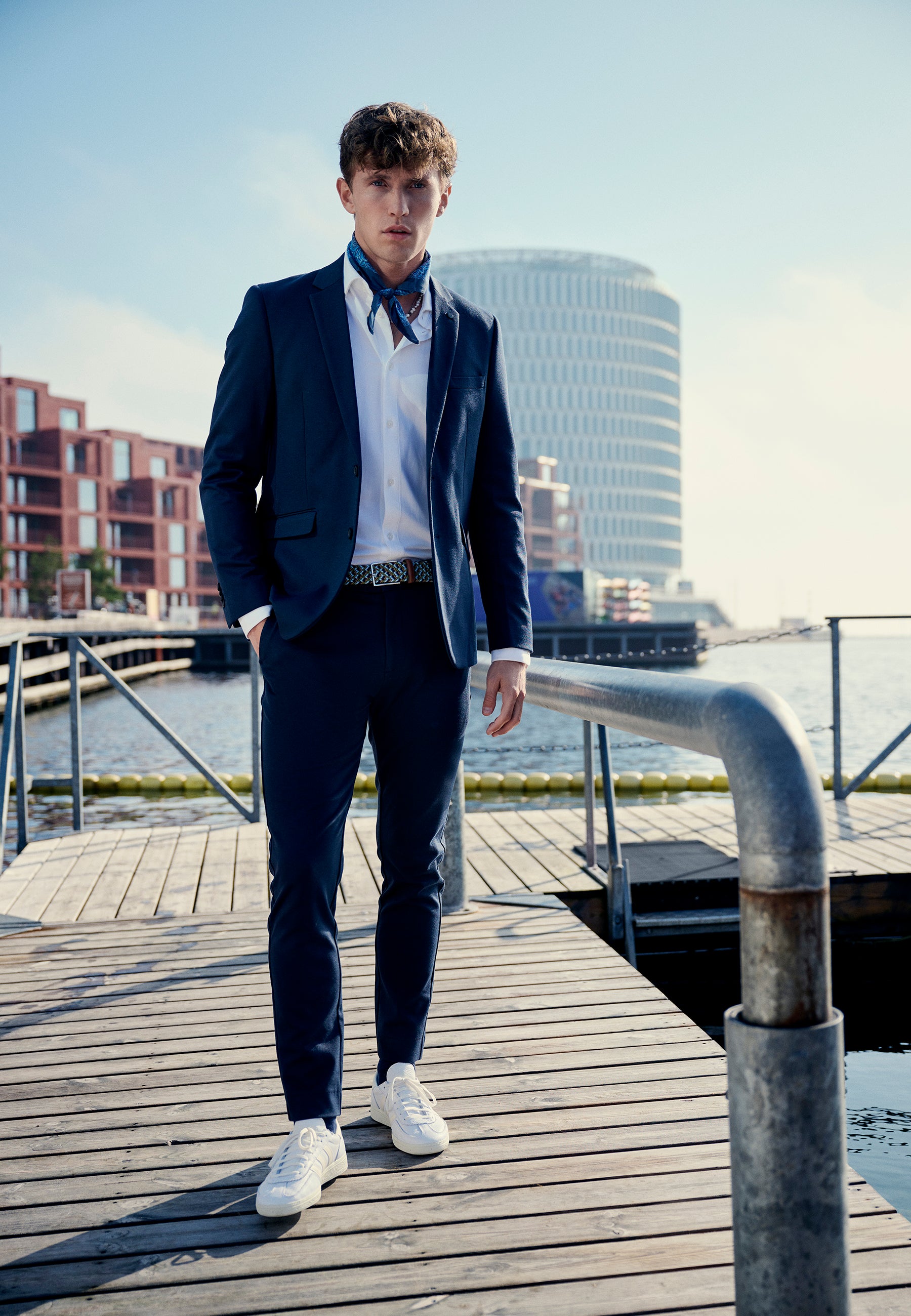 clean-cut-copenhagen-milano-jerseyhose-braun-melange-stretch image 6