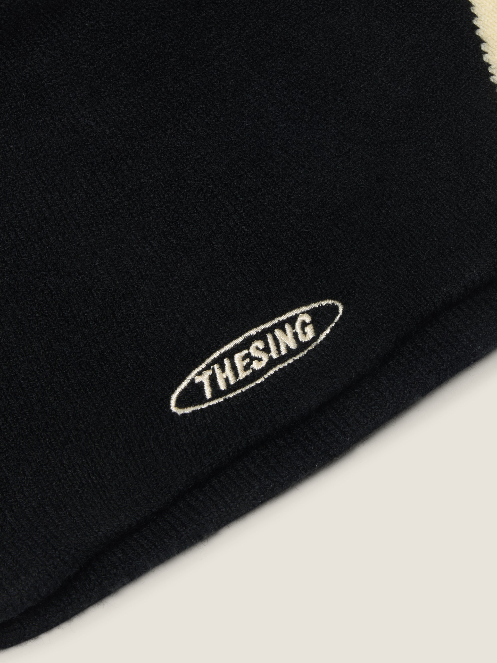 thesing-beanie-m-tze-black-creme-acryl image 2