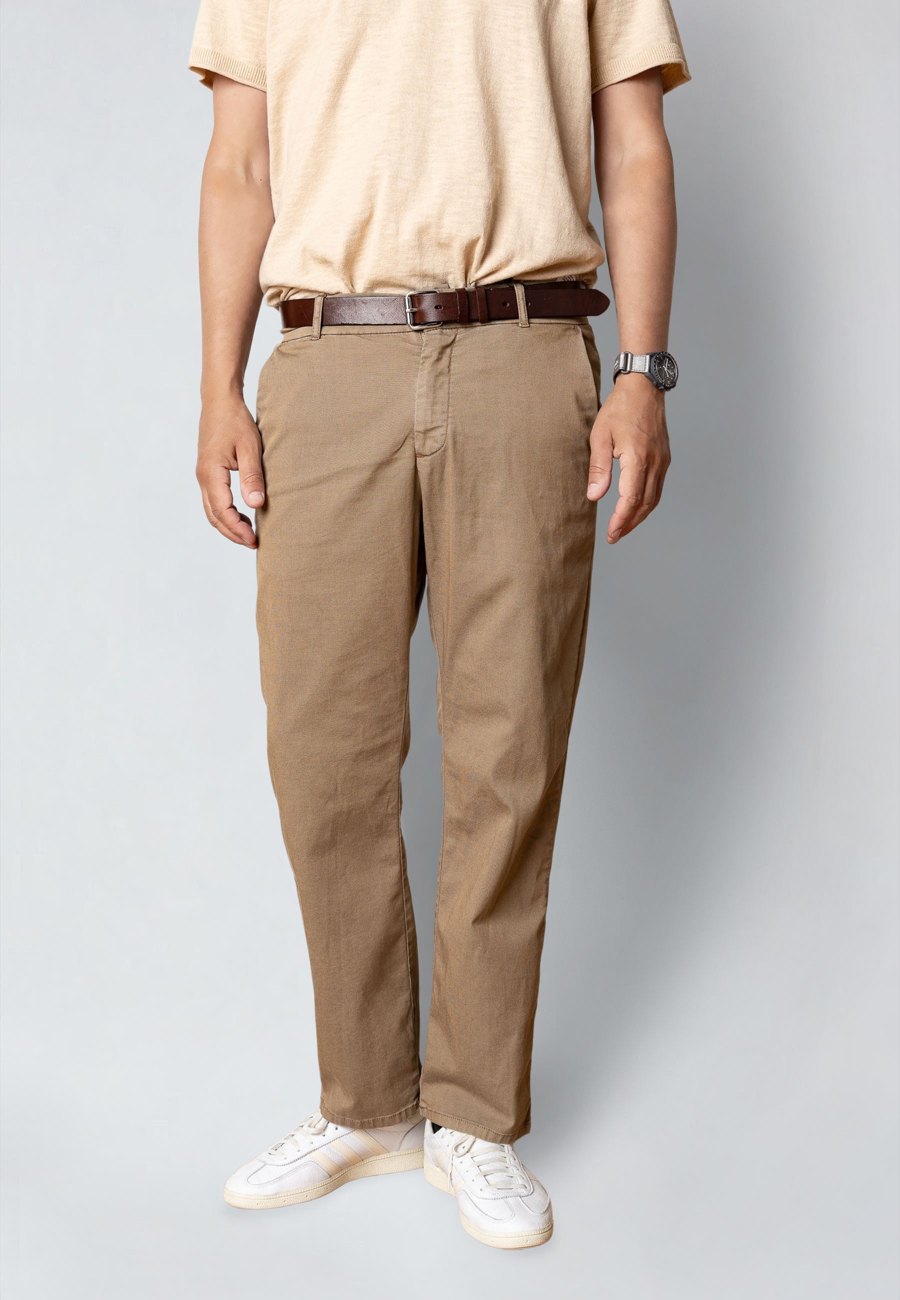 clean-cut-copenhagen-marseille-dobby-chinos-shitake image 2
